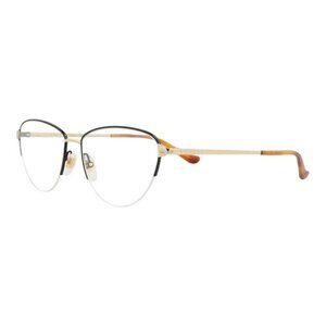 Gucci Womens Cat Eye Black Gold Transparent Fashion Designer Eyewear